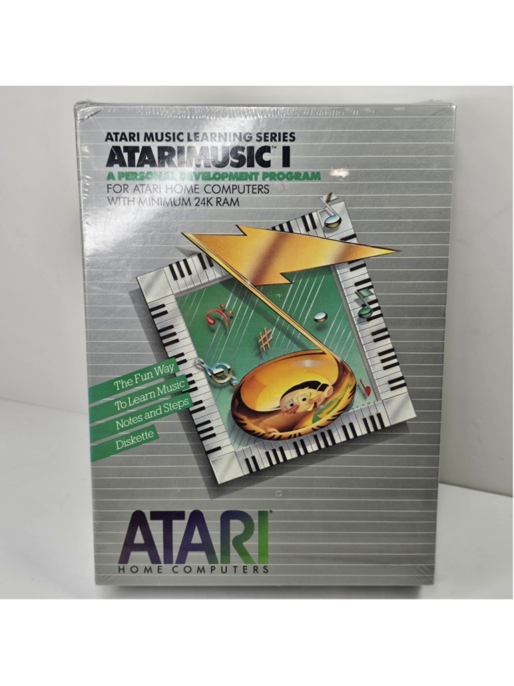 SEALED ATARIMUSIC I - Vintage Atari Music Learning Computer Software Disk - NEW
